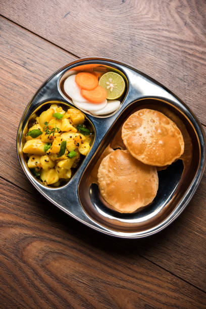 Aloo Jira With Poori